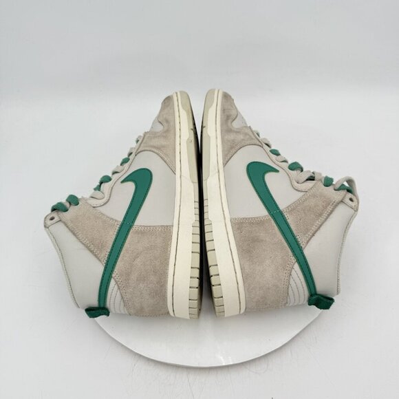 Nike Dunk High Men Size 9.5 DH0960-001 White Sail Green Training Shoes - Picture 5 of 11